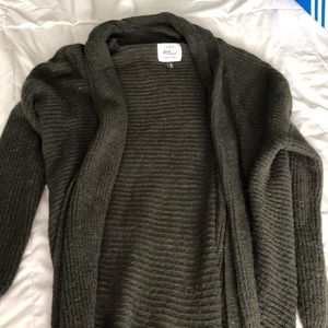 Cotton On forest green cardigan